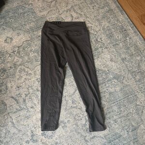 NWT Aritzia Charcoal Leggings - criss cross waist band